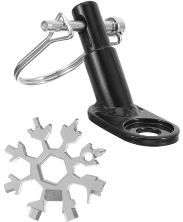 Abaodam Enganche Remolque Bicicleta Conector Resistente para Accesorios de Carga y Transporte Mascotas Accesorio Duradero para Bici Fácil de Instalar