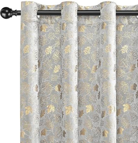 CYCMACO Cortinas Terciopelo Opacas 2 Piezas, 140x225cm, Cortinas Termicas Aislantes Frio Y Calor Cortina, Modernas, Cortina Opacas con Ojales, Acustico, para Salon Dormitorio, Beige