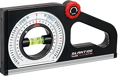 Tajima SLT100MY Slant 100 Rapporteur d’angle, Noir/blanc