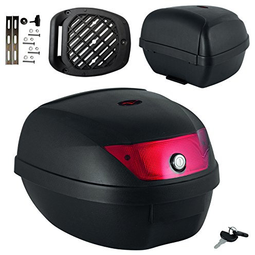 A-Pro Universal Polypropylene Motorcycle Motorbike Scooter Rear Luggage Box Top Case