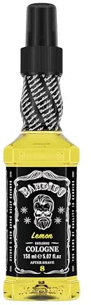 BANDIDO Après Rasage Homme Lemon 150ml | Lotion Après-Rasage Hydratante et Rafraîchissante | Soin Post Rasage Homme | Effet Fraîcheur et Protection | Convient à Tous Types de Peau