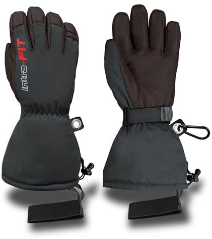 Intra-FIT Winterhandschuhe Skihandschuhe Wasserdicht Warme Handschuhe,Winddicht Fahrradhandschuhe Herren Damen fur Skifahren Wandern Radfahren Motorradfahren (XL)