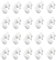 20 PCS Pet Cage Door Lock Wire Cage Clips Pet Cage Lock Pet Playpen Lock Bolt for Fixing Pet Cage Door,Bunnies, Rodents