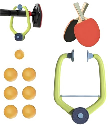 Door Ping Pong Game, Hanging Table Tennis Trainer, Doorframe Ping Pong Game Set, Adjustable Table Tennis for Practice Family Games