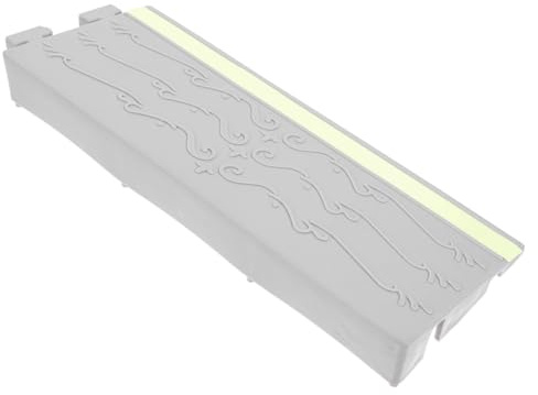 Healifty Rampe Seuil Intérieur Antidérapante Plastique pour Robot Balayeur Tapis de Franchissement pour Marches et Installation Facile sans Outil Usage Domestique Sécurisé et Pratique