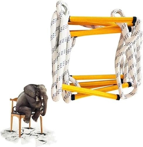 KFGISD, Scala antincendio con portata fino a 420 kg disponibile for balcone,Scala a corda