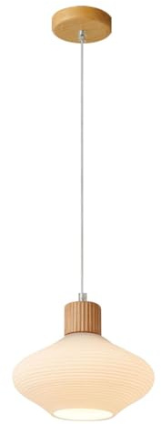 HUAYUSEDF Nordic Minimalist Style Pendellampa, E26 Ljuskälla Glashängande ljus, Flush Mount Höjdjusterbar ljuskrona, Vardagsrum Kök Ö Sovrumsdekoration Ljusarmaturer