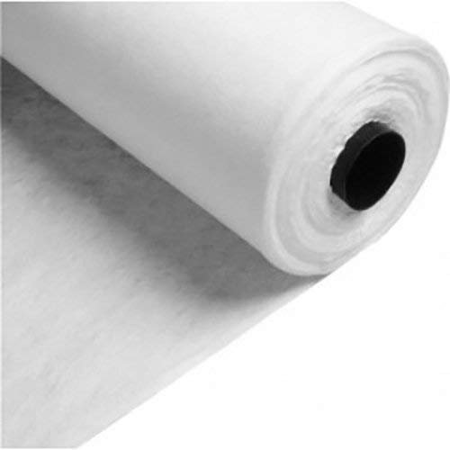 Spudulica 8.8 m2 1.1 x 8m Cut Piece Geotextile Fleece Fabric Border Membrane - Soakaway Trench Landscape geo Breathable liner Heavy Duty felt fabric