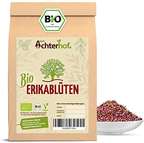 BIO Heideblütentee (250g) Erikablüten Heidekrautblüten gerebelt aus kontrolliert biologischem Anbau Erikablütentee