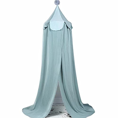 Costura de color Cúpula redonda Cama con dosel Mosquitera Tienda de campaña Tienda para niños Decoración de la habitación de los niños para niños, niñas, cama para niños