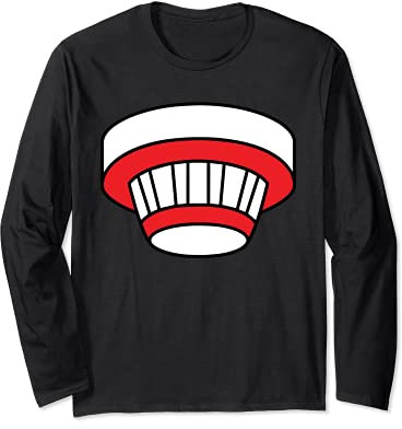 Rauchmelder faule DIY Halloween Kostüm lustig einfach Humor Langarmshirt