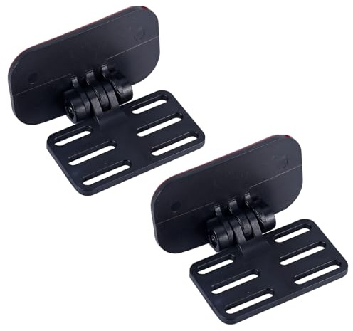 2pcs Rear Camera Holder, Adhesive Backup Camera Mount Dash Cam Mirror Mount Rear View Camera Bracket Reverse Camera Holder Rear Window Bracket, Easy to Install