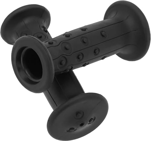 1 paire de poignées de vélo en caoutchouc 18 mm pour vélo d'enfant BTWIN 14-16 (G133 Black Pai)