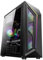 Lurrose Boîtier D'ordinateur RGB ATX pour Gaming Compatible Matx Panneau Acrylique Transparent Châssis De Pc Éclairage RGB pour Gamers Et Créateurs Noir