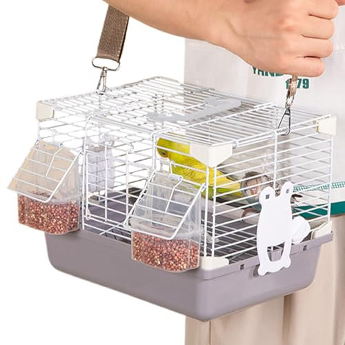 Vogeltransportbox, Leichtgewicht Papageientransportbox, Zubehör Für Nymphensittiche Wellensittiche Und Kleinvögel