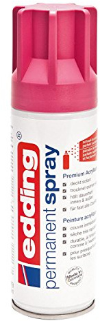 edding permanente tele magenta 200 ml spray Premium barniz acrílico, RAL 4010