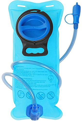 TEUEN Sacca Idratazione da 2 Litri (70 oz) Portable Vescica Acqua per Zaino Ciclismo Corsa Running Escursionismo Campeggio Trekking Arrampicata