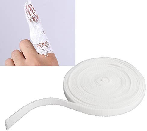 Bandage Rollselastic Net Dressing 10m, Gaine Tube Support élastique Bandage Fixe Bandage Filet élastique Bandage Respirant pour Tête, Bras, Jambe et Petits Troncs
