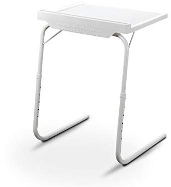 Mediashop Table Express | Beistelltisch | Couch-Tisch | Serviertisch | bis 25 kg Traglast | 18 Einstellmöglichkeiten | Halterung für Tablet & Smartphone