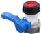 IBC Adapter DN50 75cm zu S60x6 IBC Tankadapter DN 50 Auslass Regelventil Absperrklappe Kugelhahn Wassertank Klappenhahn Regentonne Auslaufhahn Ventil Gartenhahn Ablaufadapter für IBC Regenwassertank