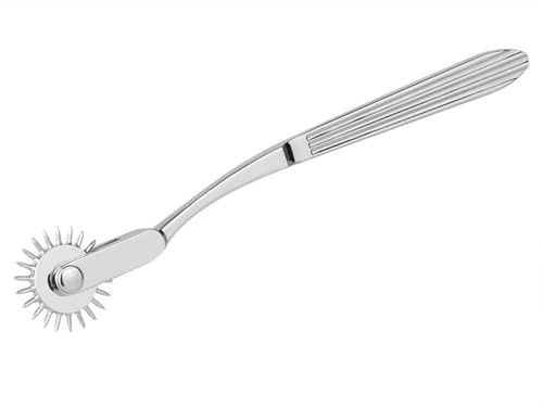 Edelstahl Nervenrad Nadelroller, Wartenberg Neurowheel, Wartenberg Pinwheel Edelstahl Nerventester medizinisches Diagnosegerät zum Testen der Nervenempfindlichkeit