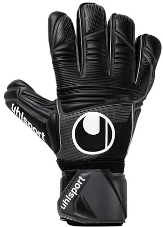 uhlsport Comfort Absolutgrip, Kinder und Erwachsene Torwarthandschuhe, Schwarz, 8.5 -