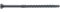 Hobotec Dielenschrauben Eurotec 3,2x50 Torx 10 - Holzschrauben selbstschneidend mit Zierkopf, Edelstahl schwarz gehärtet - 500 Stück