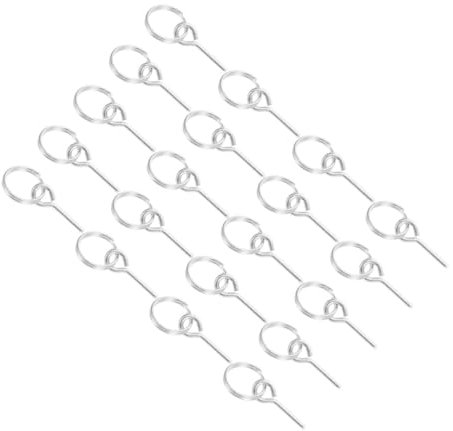 Operitacx 20pezzi Perni di Collegamento per da Esterno in Zincato Perni di Collegamento per da di Accessori per