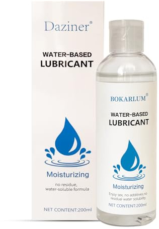 DAZINER Flavoured Lube Intimate Gel 200ml, Massage Oil lubricants & Licks lube for Women Water Based lubricating Gel for Women Sex lube （Odorless）