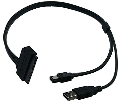 zdyCGTime 2.5 Hard Disk Drive SATA 22Pin to eSATA Data USB Powered Cable Adapter