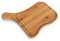 RGV 701861 Planche à découper pour trancheuses électriques, pieds antidérapants, 300 x 242 mm, bois naturel bambou