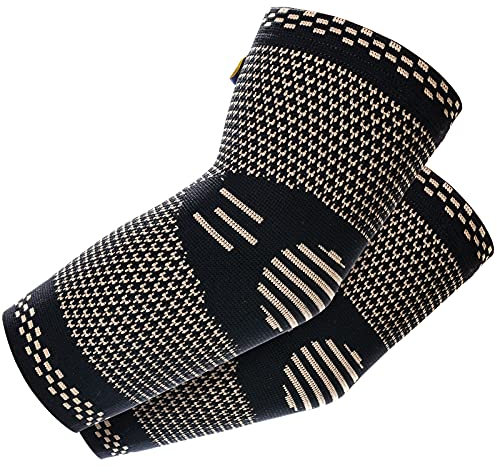 ABYON Ellenbogenbandage 2 Stücke, Kompressions Tennisarm Bandage für Damen und Herren Golferarm Tendinitis, Arthritis, Sehnenentzündung, Gelenkschmerzen