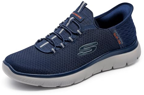 Skechers Men's Summits High Range Slip-in Loafer, Navy, 11.5 Wide