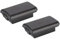 2 Stück Batteriefach Akku Gehäuse Deckel Case Abdeckung Cover für Gamepad Xbox 360 Controller Xbox 360 Wireless Controller passgenau stabil langlebig - schwarz