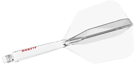 CUESOUL ROST 77 Integrated Dart Shaft and Flight Big Wing Shape Ice with Red Logo-M