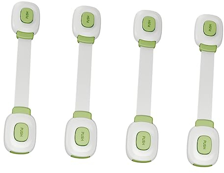 ifundom 4 Stücke Kindersichere Möbel Schloss für Schubladen Schränke Selbstklebend Installieren Stark für Babys und Kleinkinder