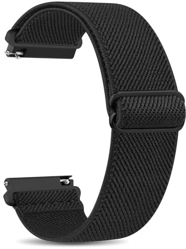Vancle Ersatzarmband 22mm Herren Damne, 22mm Elastisches Armbänder Weich Nylon Uhrenarmband für Smartwatch Zubehör mit Schnellverschluss Watch Band für Männer Frauen