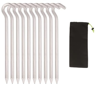 ECVGHD Aluminiumlegering campinginsatser kraftig presenning pinne tältspikar markpinne
