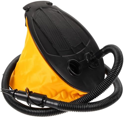Genérico Bomba de Pie Portátil 3l para Inflables, Bomba de Aire para Colchón Inflable, Pelota y Barco, Manguera Flexible, Adecuado para Piscina y Camping