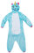 Katara 1744 - Einhorn türkis/rosa Kostüm-Anzug Onesie/Jumpsuit Einteiler Body für Erwachsene Damen Herren als Pyjama oder Schlafanzug Unisex - viele Verschiedene Tiere