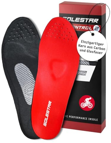 Solestar Smelles KONTROL - Semelle pour une meilleure stabilité - Semelle de chaussure de vélo - Chaussure velo route - Semelle pour chaussures d'hommes et de femmes