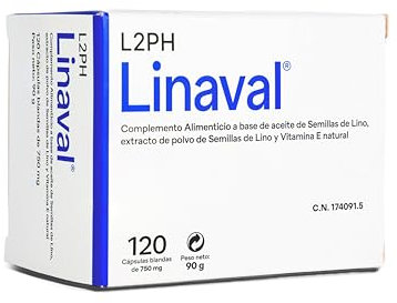 Linaval 750mg 120 Cápsulas