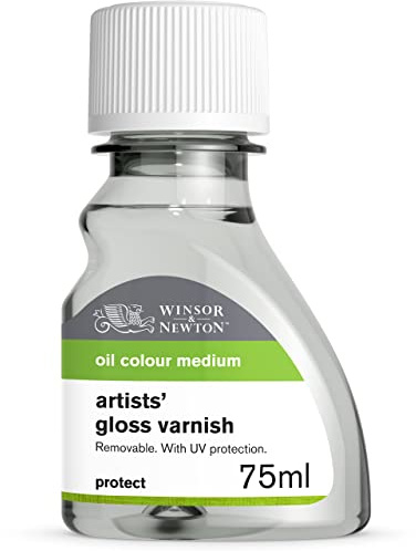 Winsor & Newton Professional Artists' Gloss Varnish, 75ml (2.5-oz) Bottle