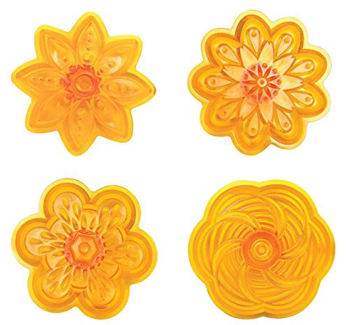 JEM Juego 2 de Cortadores para Cupcakes de Fantasía, Cortador Galletas, Cortapastas, 4 Piezas