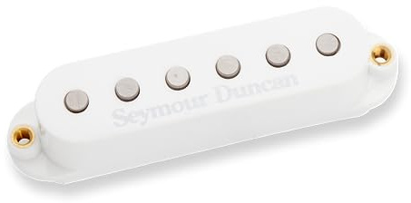 Seymour Duncan STK-S4M-W Humbucker Single Size Stack Plus Strat Pickup für E-Gitarre Weiß