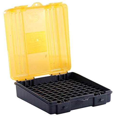 Plano Custodia per munizioni per pistola 9mm 100 colpi, giallo, custodia per cartucce, porta proiettili, organizer per cartucce per fucile, portamunizioni per pistola