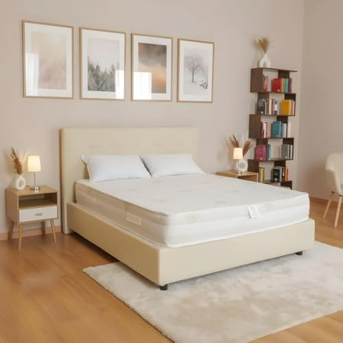 Materassimemory.eu - Materasso Memory Singolo Top Air 80x190 Alto 25 cm Detraibile con 7 zone differenziate Rivestimento Aloe Vera cuscino in omaggio traspirante anti acaro made in Italy