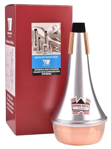 Denis Wick 5505C Straight Mute for Tenor Trombone, Aluminium with Copper Bottom