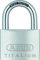 ABUS Titalium 64TI/60 - Cadenas de cave avec corps de serrure en aluminium spécial - anse en acier trempé - niveau de sécurité ABUS 6