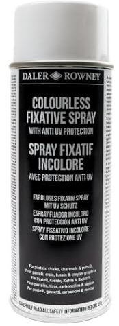Daler-Rowney Fixative Spray, Aerosol Can, 13.52oz - 400 ml, Perfix/Pastel Colourless Fixative